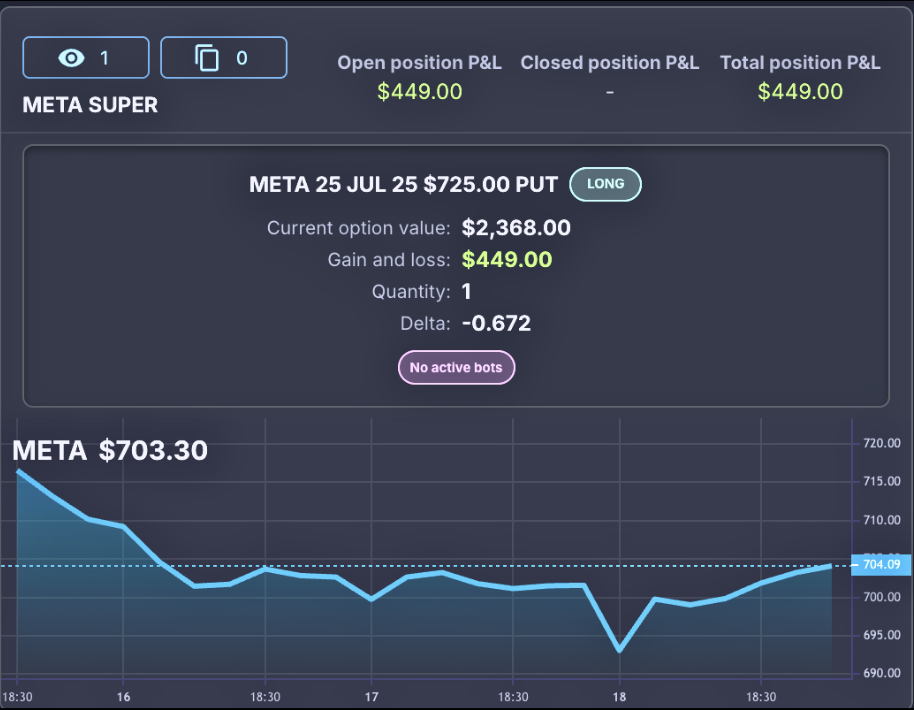 Browse Daily Trade Ideas interface screenshot